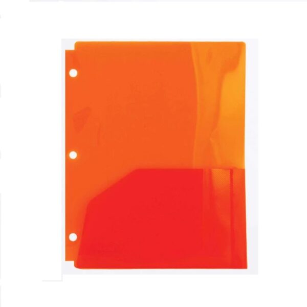 Translucent 2-Pockets Poly Portfolio