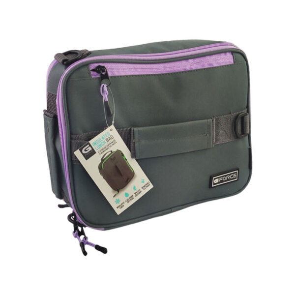 Lunch Bag with 2 Printed Ice Pack Pastel Assorted