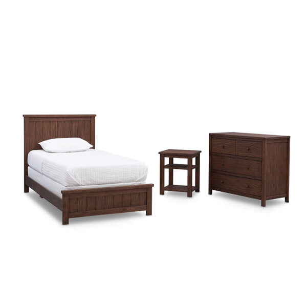 3 Pieces Twin Room-in box Rustic Oak