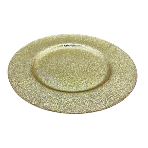 Glass Plate Gold