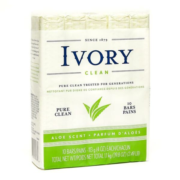 Pure Clean Ivory Aloe Scent 10 Bars