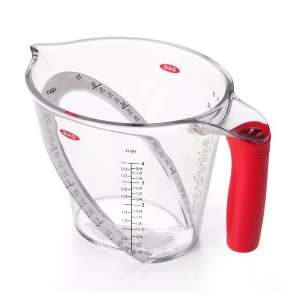 4 Cup Angled Measuring Cup Red