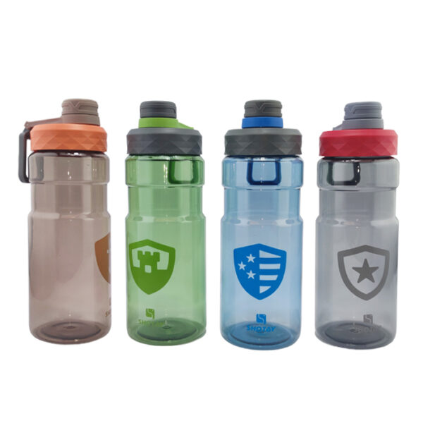 Shotay Water Bottle Plastic  1000 Ml Assorted