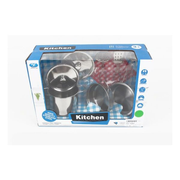 Stainless Steel Kitchen Play Set