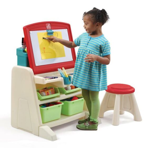 Flip & Doodle Easel Desk With Stool