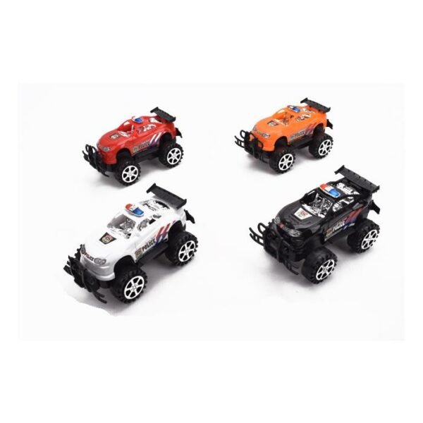 Friction Off-Road Police Car 4 Assorted Colors