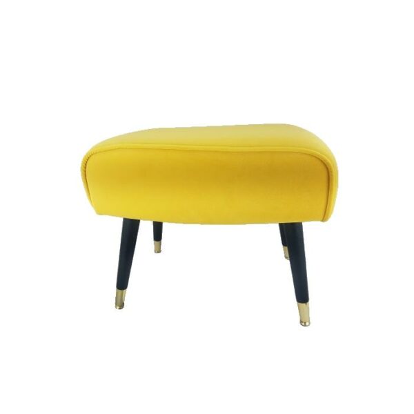 Archie Rectangular Foot Stool Pink