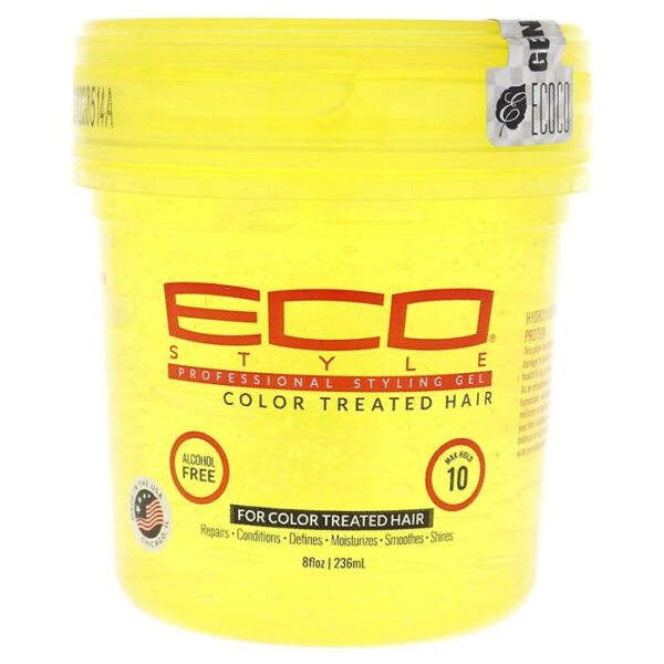 Eco Style Gel Colored Treated Hair Yellow 24 Oz