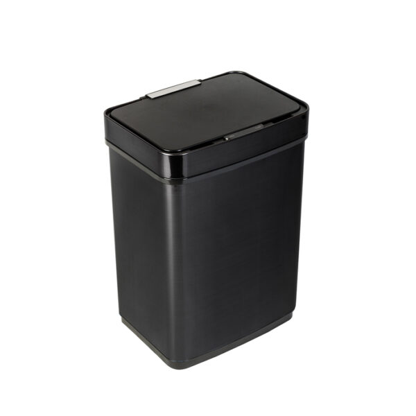 50L Stainless Steel Sensor Trans Can Black