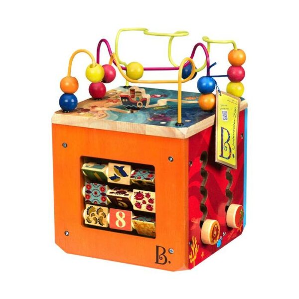Wooden Activity Cube