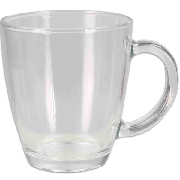 Glass Coffee Mug 12Oz