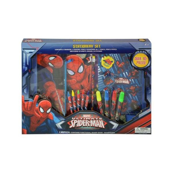 Spiderman Over 30Pieces Stationery Set