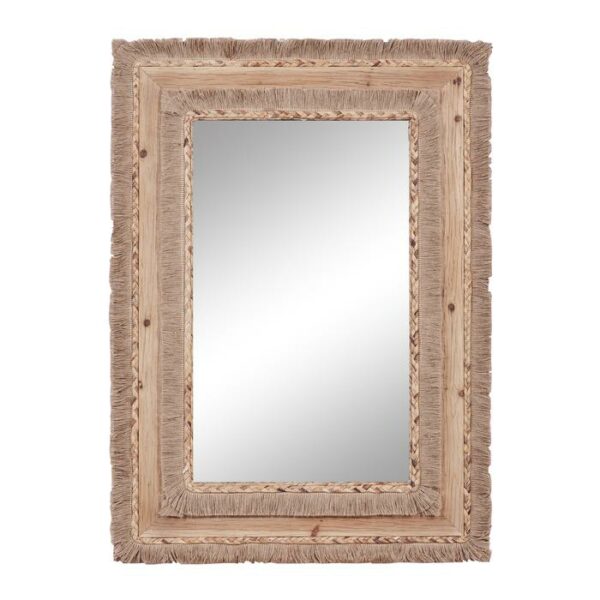 Wood Rectangular Wall Mirror 26"W,36"H
