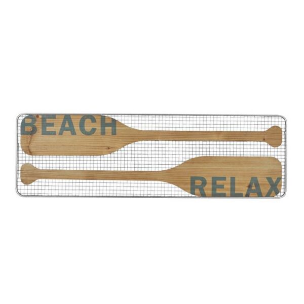 Metal Wall Decor 40"W,12.5"H