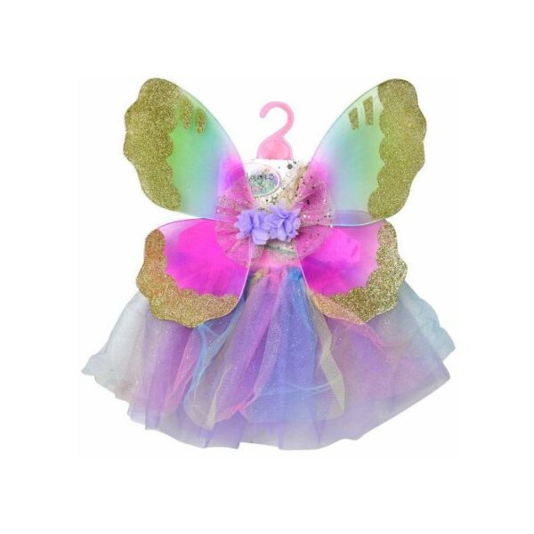 Butterfly Wings & Tutu On Hanger Card