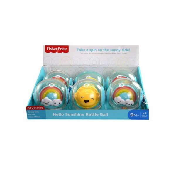 Hello Sunshine Rattle Ball With Hantag