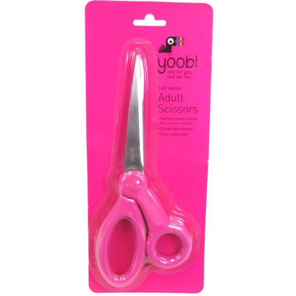Adult Scissors Pink Handle