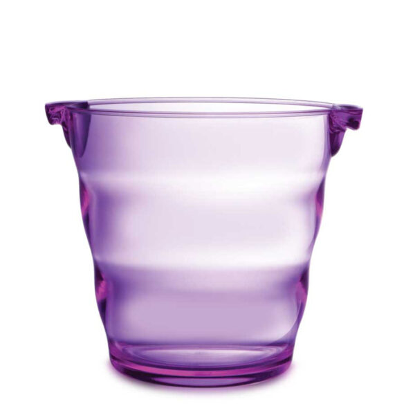Ice Bucket Purple Swirl Acrylic
