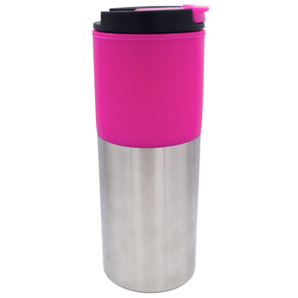 16 Oz Tumbler Pink Stainless Steel