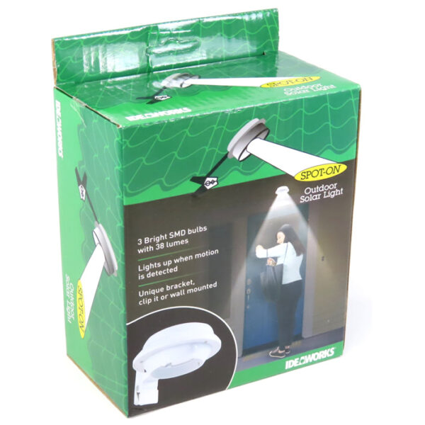 Outdoor Solar Light White Spot On