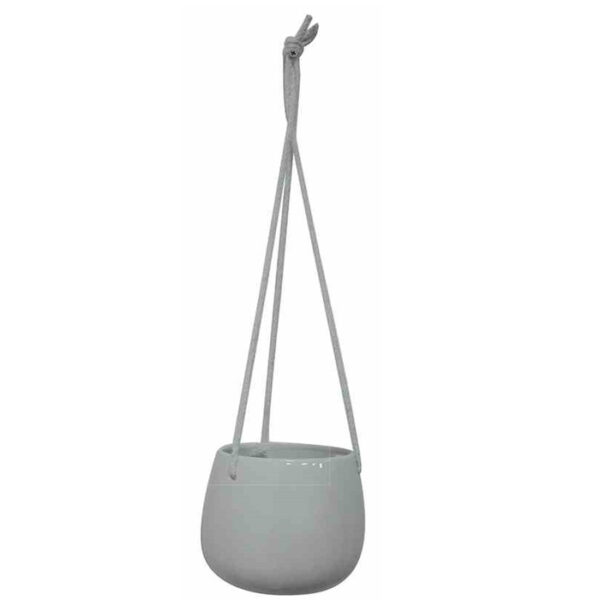 Ceramic Planter White On Rope Medium