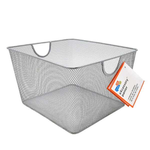 Mesh Basket Silver 10Lx9W