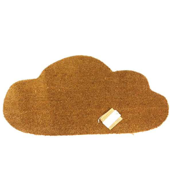 Door Mat Coir Cloud Shape 32x16
