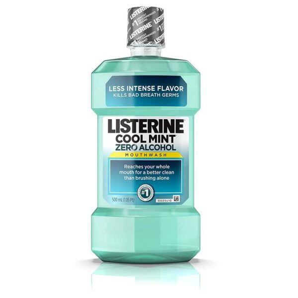 Listerine Mouthwash Cool Mint Zero Alcohol 500ml