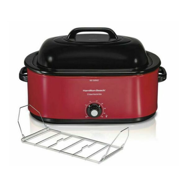 Hamilton Beach 28 Lb Turkey Toaster Oven Red