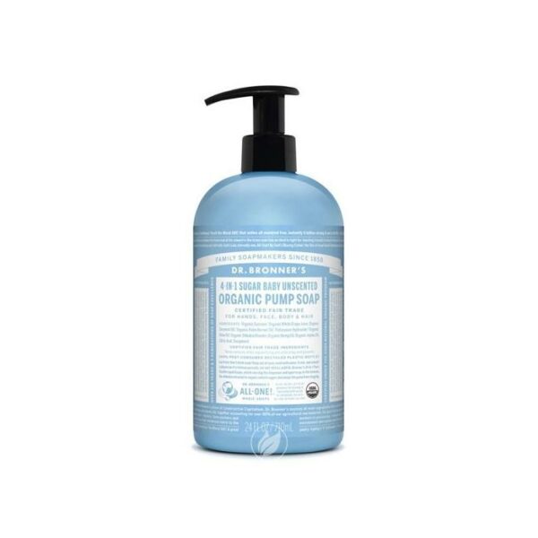 Dr.Bronner's Baby Unscented Organic Sugar Soap