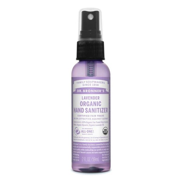 Dr.Bronner's Hand Sanitizer Spray Og2 Lavender