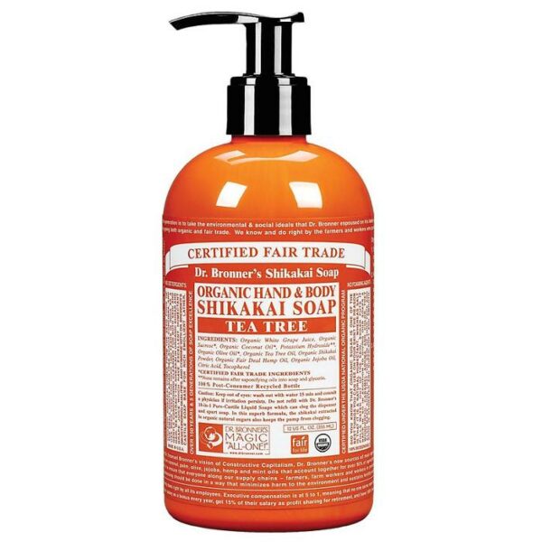 Dr.Bronner's Liquid Soap Og2 Shika Tea Tree