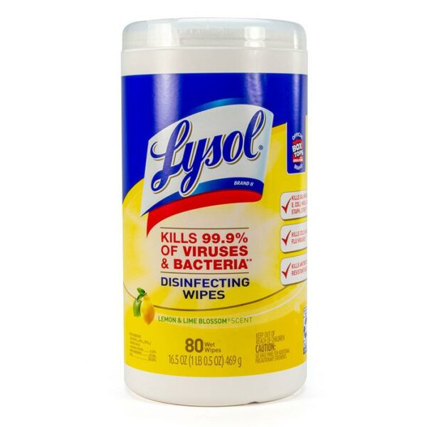 Lysol Lemon Disinfect 80 Count