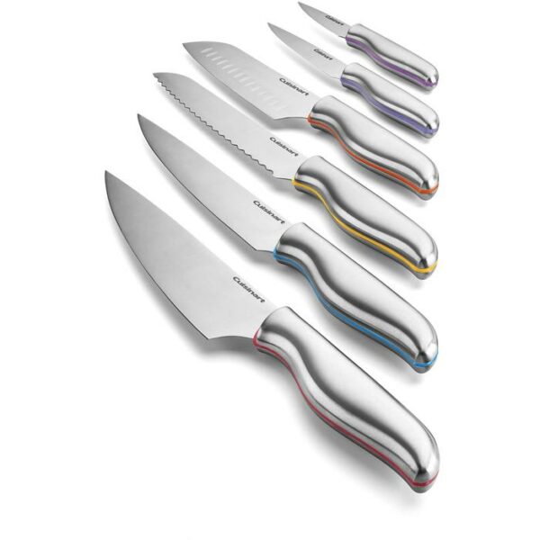 Stainless Steel 12 Pieces Knife Set Color