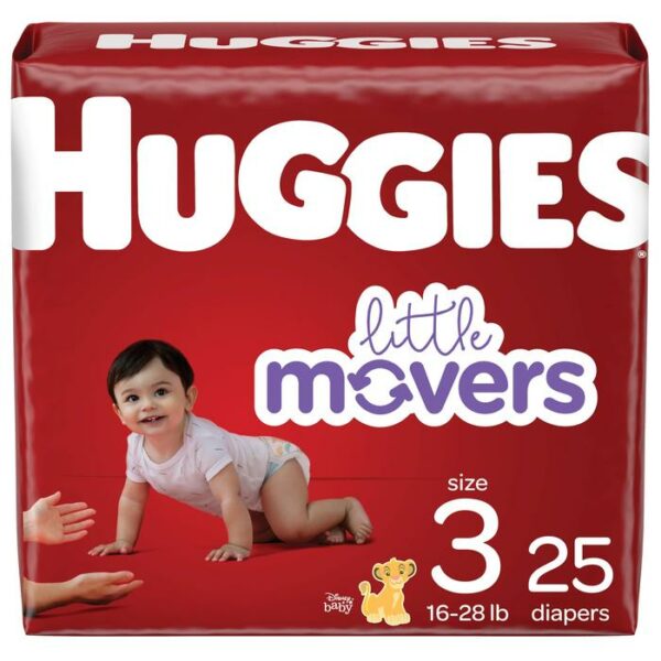 Huggies Diapers Little Movers 25 Count #3