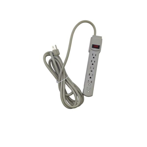 6-Outlet Power Center With Surge Protection 12"