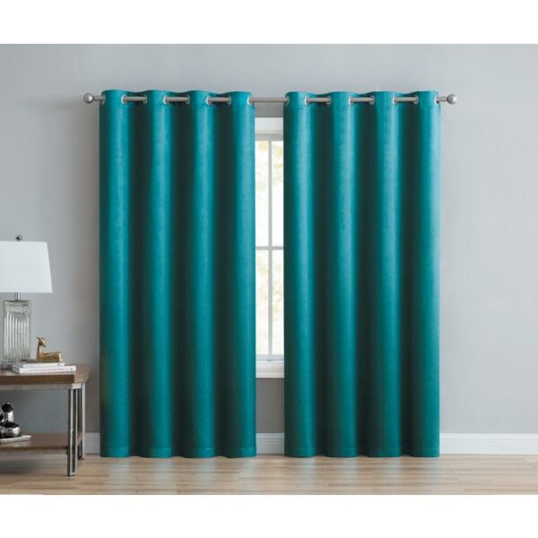 Angela Blackout Panel 52x90 Teal