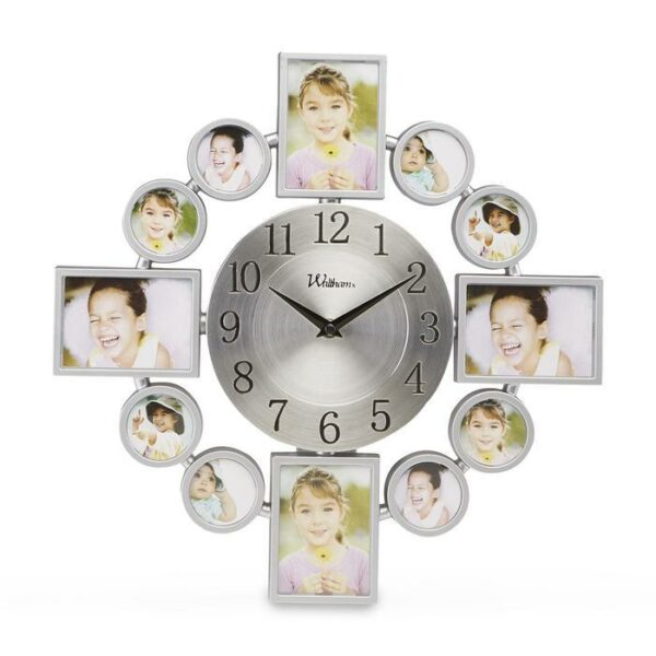 Photo Collage Customizable Wall Clock