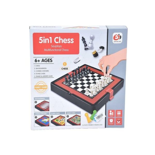 5 In 1 Chess Magnetic Board Game