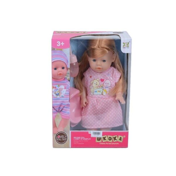 14" Drink and Wet Baby Doll with Training Potty