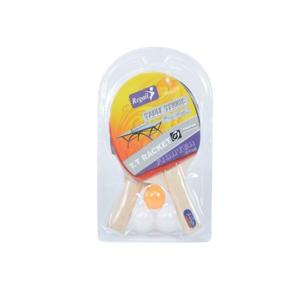Regail Tenis Table Wooden Reacket Set With 3 Balls