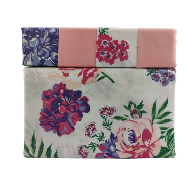 6 Pieces Floral Design Sheets Queen