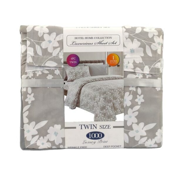 4 Pieces Open Pack Sheets Twin Print