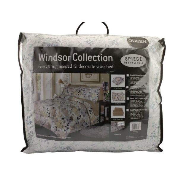 8 Pieces Winsor Bed In A Bag-Queen