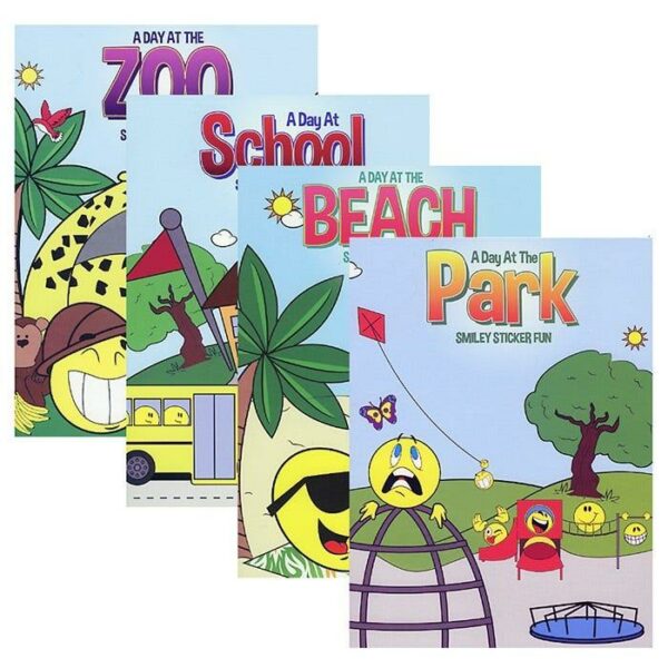 Smiley Fun Sticker Books Assorted