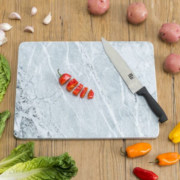 12x15 Cutting Board Marble White