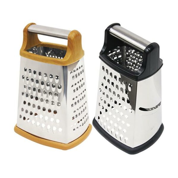 Cheese Grater 4 Sided Black