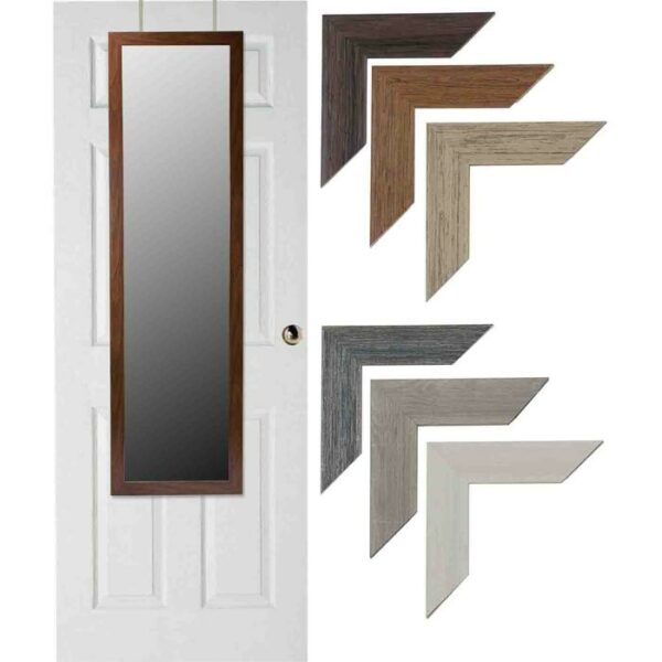 Over The Door Mirror Rustic Assorted