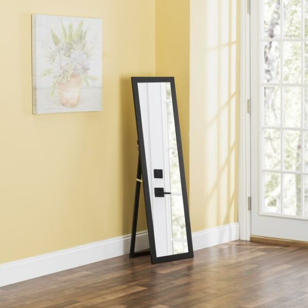 11x47 Easel Back Mirror Mahogany