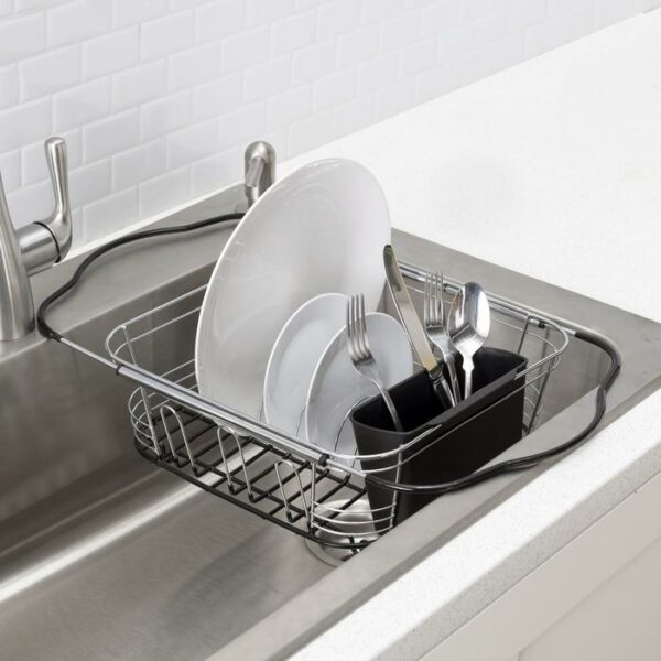 Dish Rack Expandable Chrome